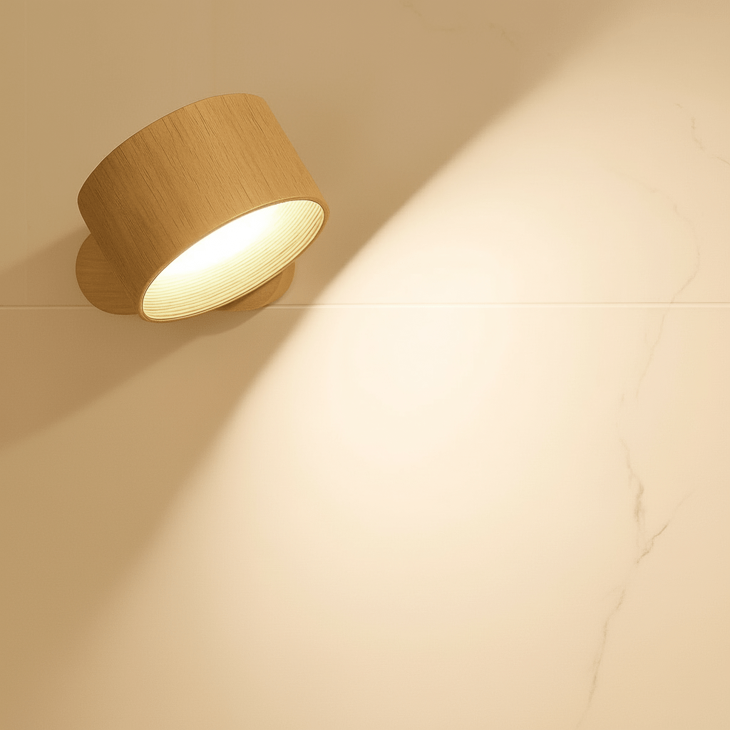 Aura Cordless Rechargeable Wall Light with Remote