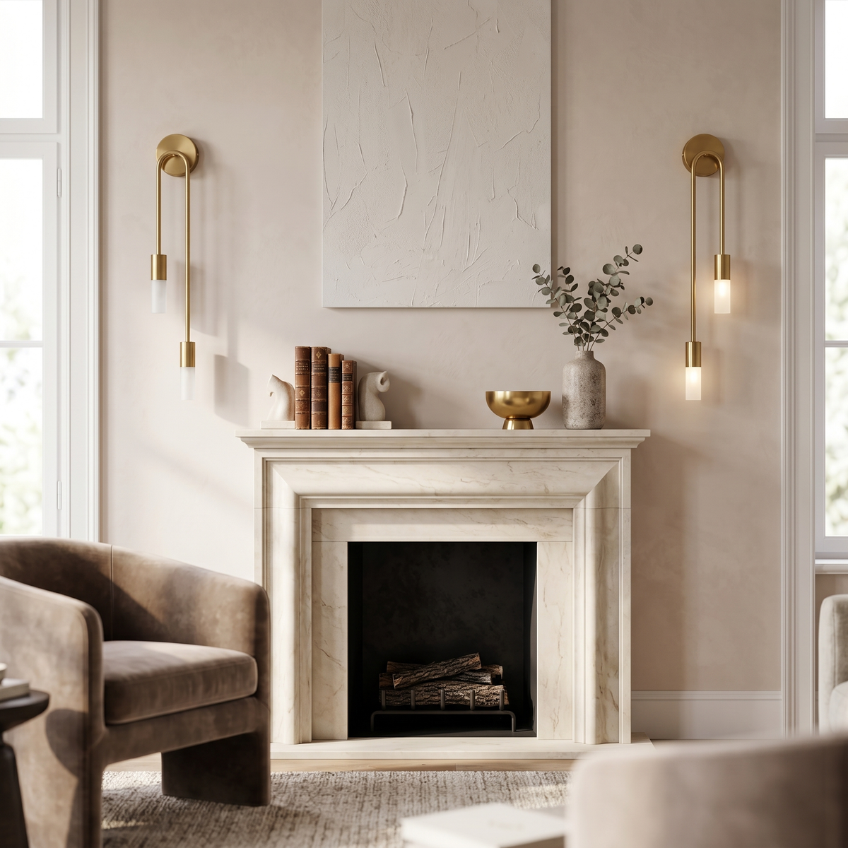 Spilla Curved Wall Sconce | Dual G9 LED Wall Light