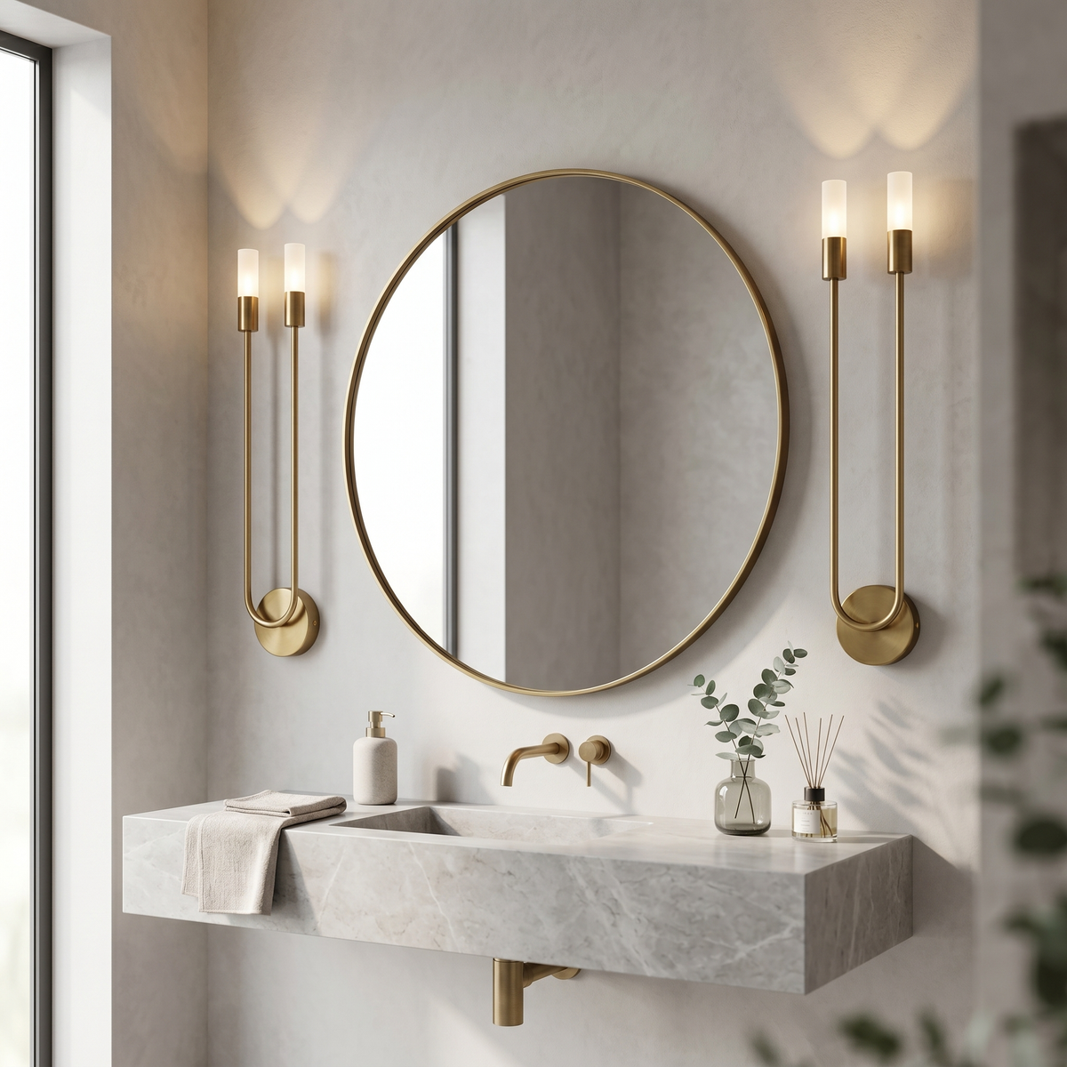 Spilla Curved Wall Sconce | Dual G9 LED Wall Light
