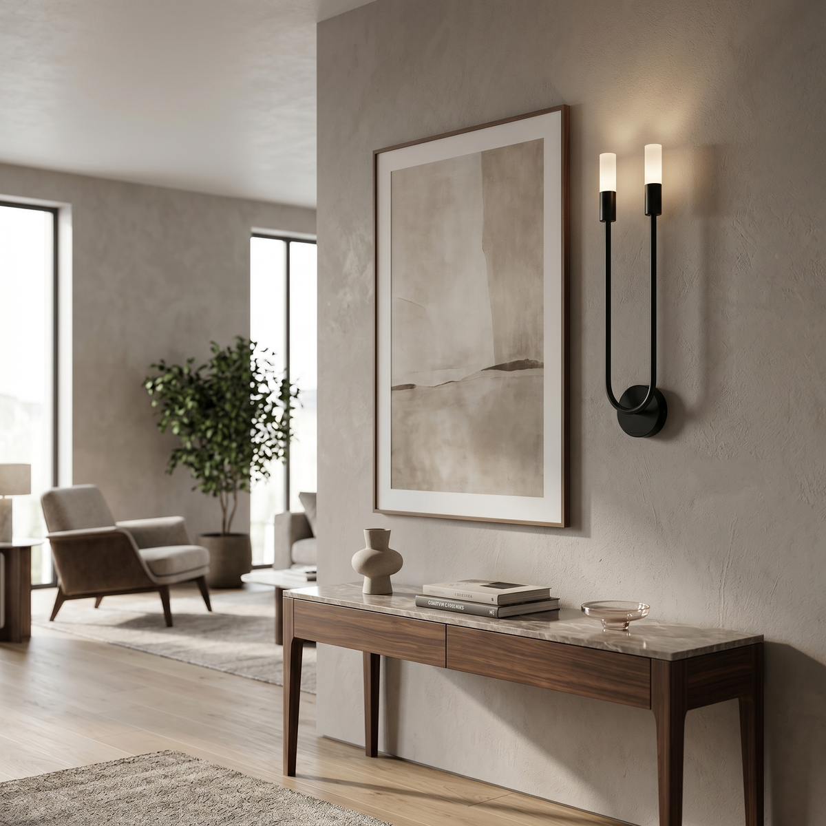 Spilla Curved Wall Sconce | Dual G9 LED Wall Light