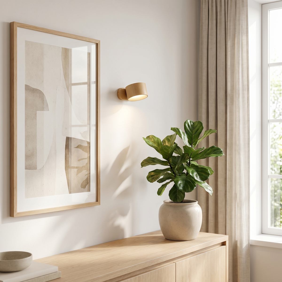 Aura Cordless Rechargeable Wall Light with Remote