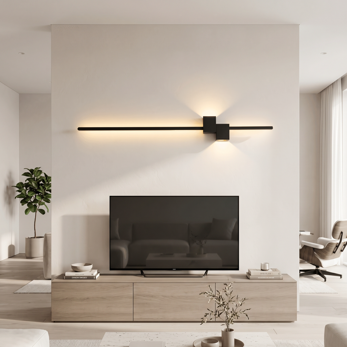 Filo Linear LED Wall Light | Slim Up-Down Sconce