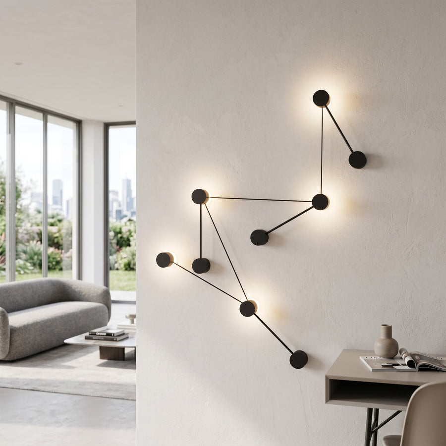 Riflesso Circular LED Wall Lamp | Art Deco Minimalist