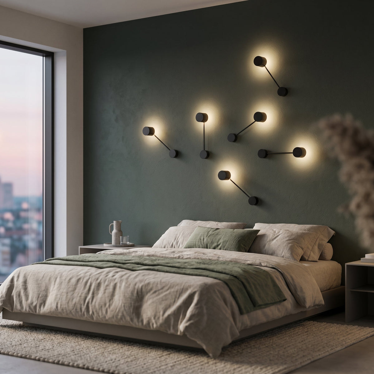 Riflesso Circular LED Wall Lamp | Art Deco Minimalist