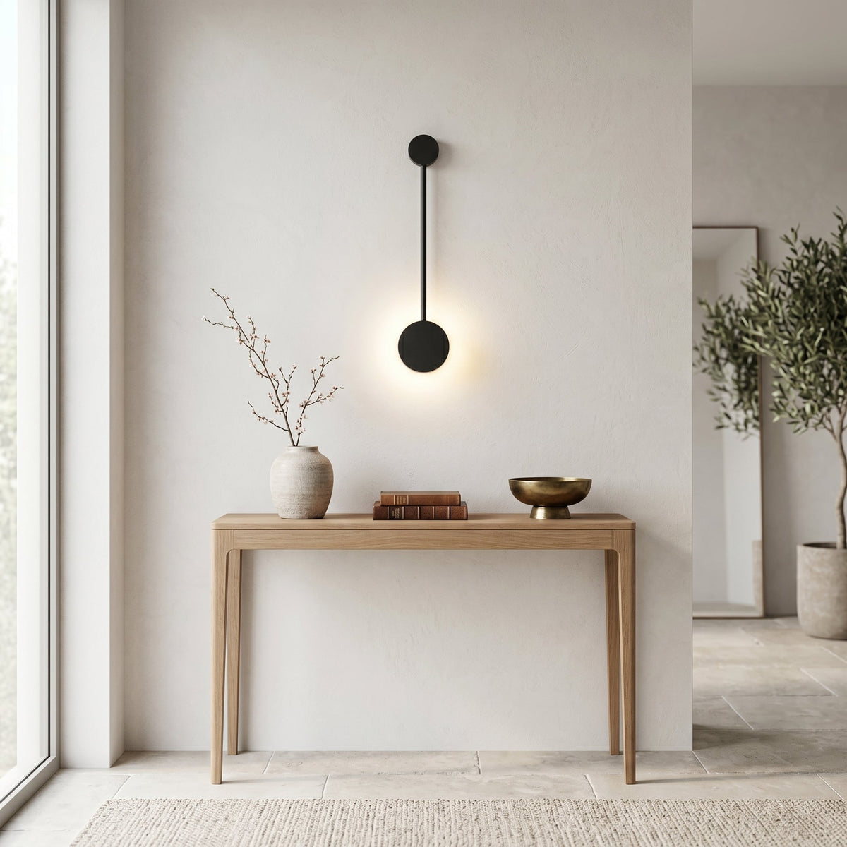 Riflesso Circular LED Wall Lamp | Art Deco Minimalist
