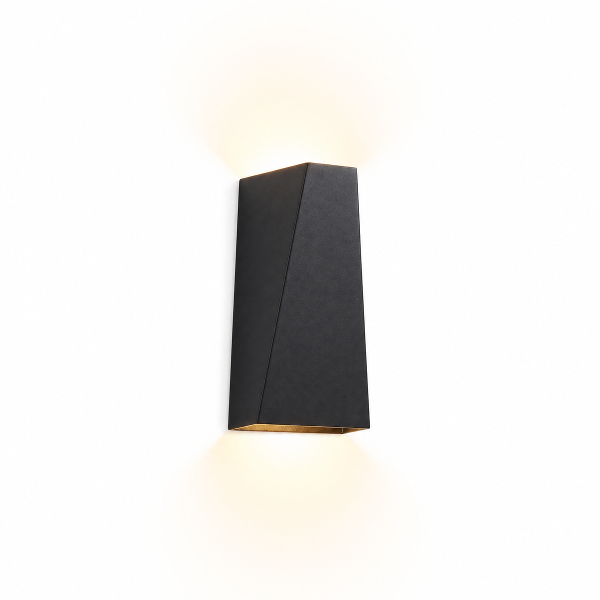 Faccetta Aurora Up Down Wall Sconce | Geometric LED