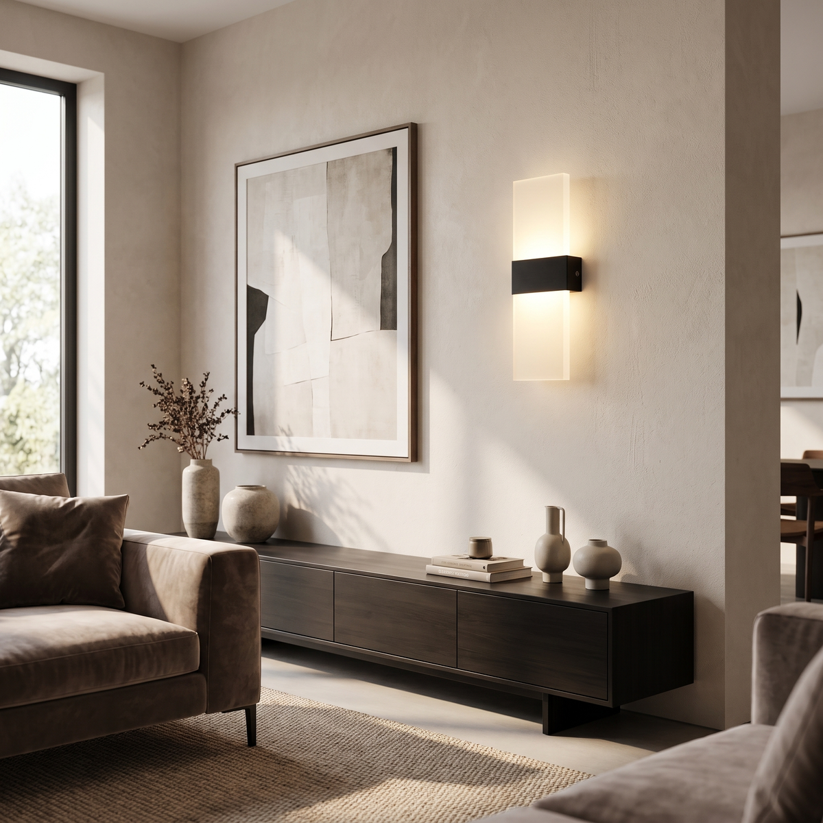Velo Luminoso Acrylic LED Wall Sconce | Touch Sensor Up-Down